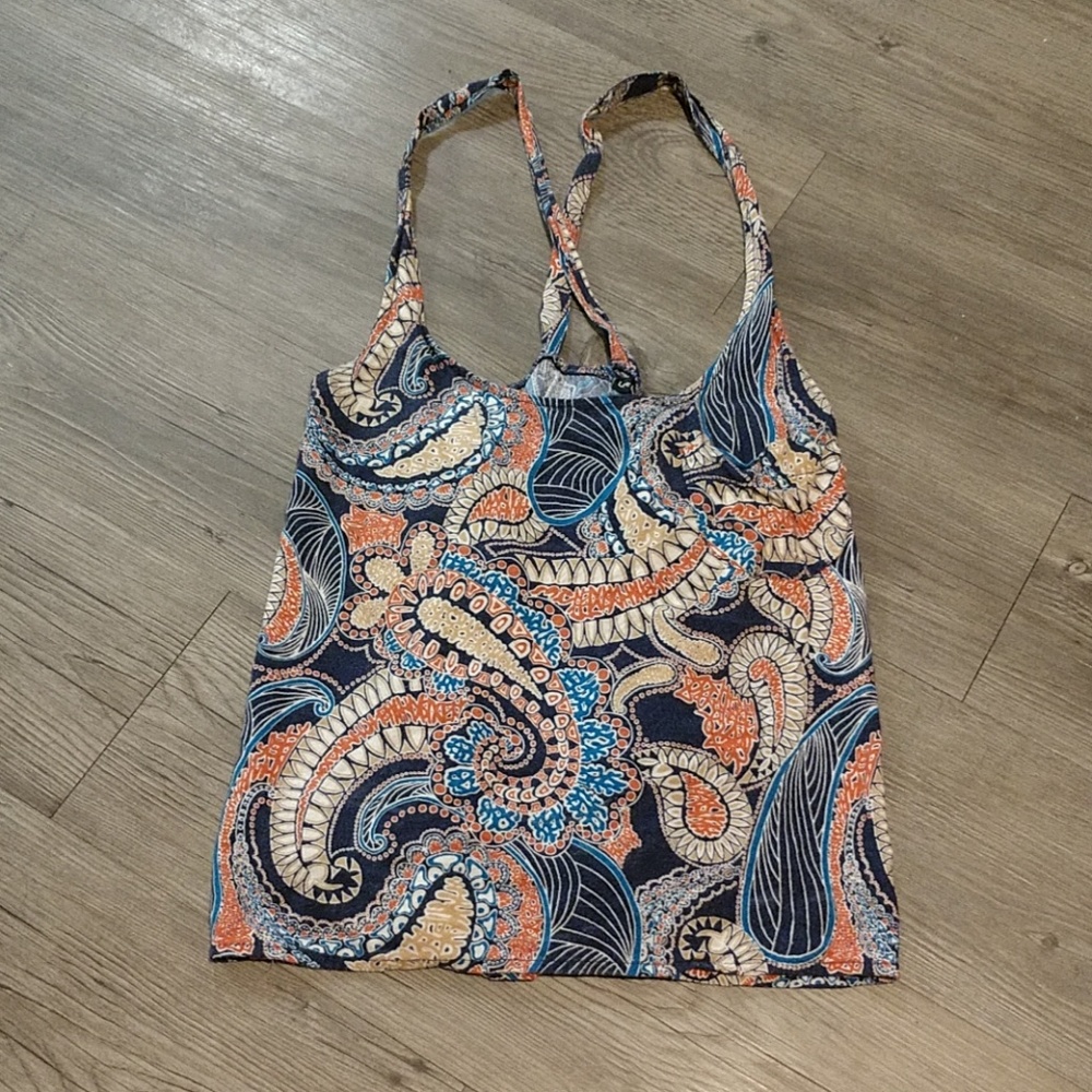 Cross back tank top